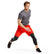 VaporActive Element 9" Training Shorts | Fiery Red / Iron Gate