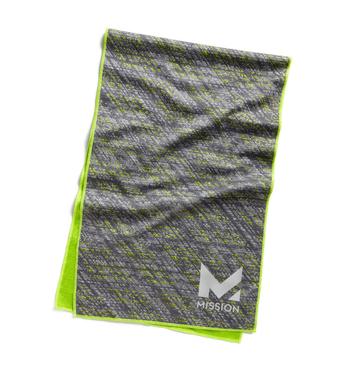 HydroActive Premium Techknit Large Towel | Hi Vis Green