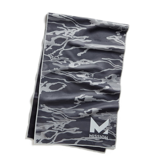 HydroActive Premium Techknit Large Towel | Matrix Camo Silver