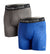 VAPORACTIVE BOXER BRIEFS - 2 PACK | Royal Blue / Charcoal
