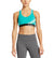 VaporActive Temper Racerback Medium Impact Sports Bra | Viridian Green / Pool Blue