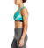 VaporActive Temper Racerback Medium Impact Sports Bra | Viridian Green / Pool Blue